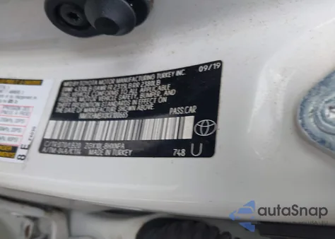 2019 Toyota C-Hr Limited из США, поврежденный, VIN NMTKHMBX0KR100665